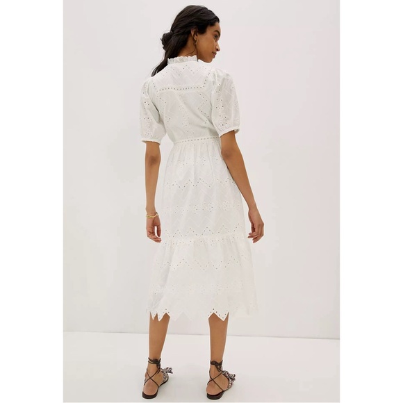 Anthropologie Cymbeline Eyelet Maxi Dress NWT SZ XL - Picture 5 of 13